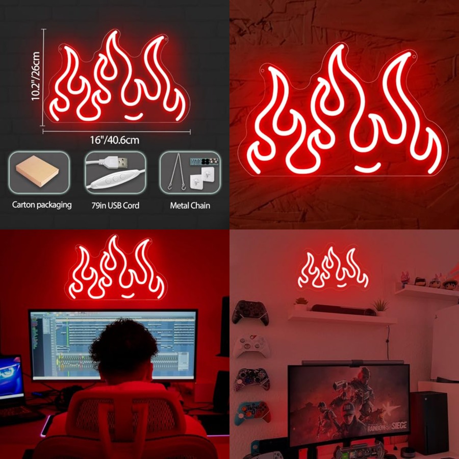 Home Decor Wall Art - Neon Sign LED Wall Light for