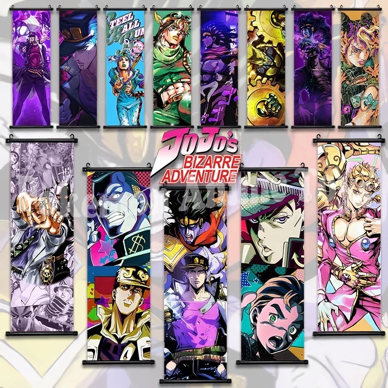 Home Decor Niche - Anime JoJo Bizarre Adventure Retro WhitePaper