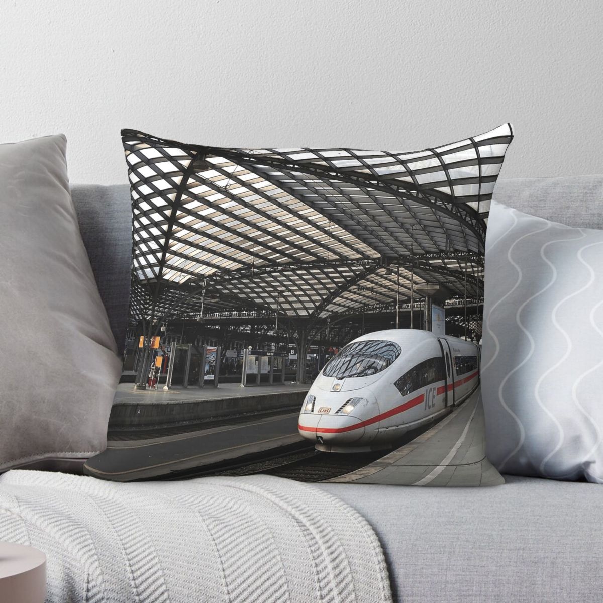 Germany Home Decor - Ice High Speed Train Germany Square