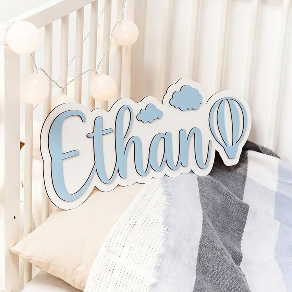 Home Decor Wall Art - Personalized Custom Wooden Name Plaques |