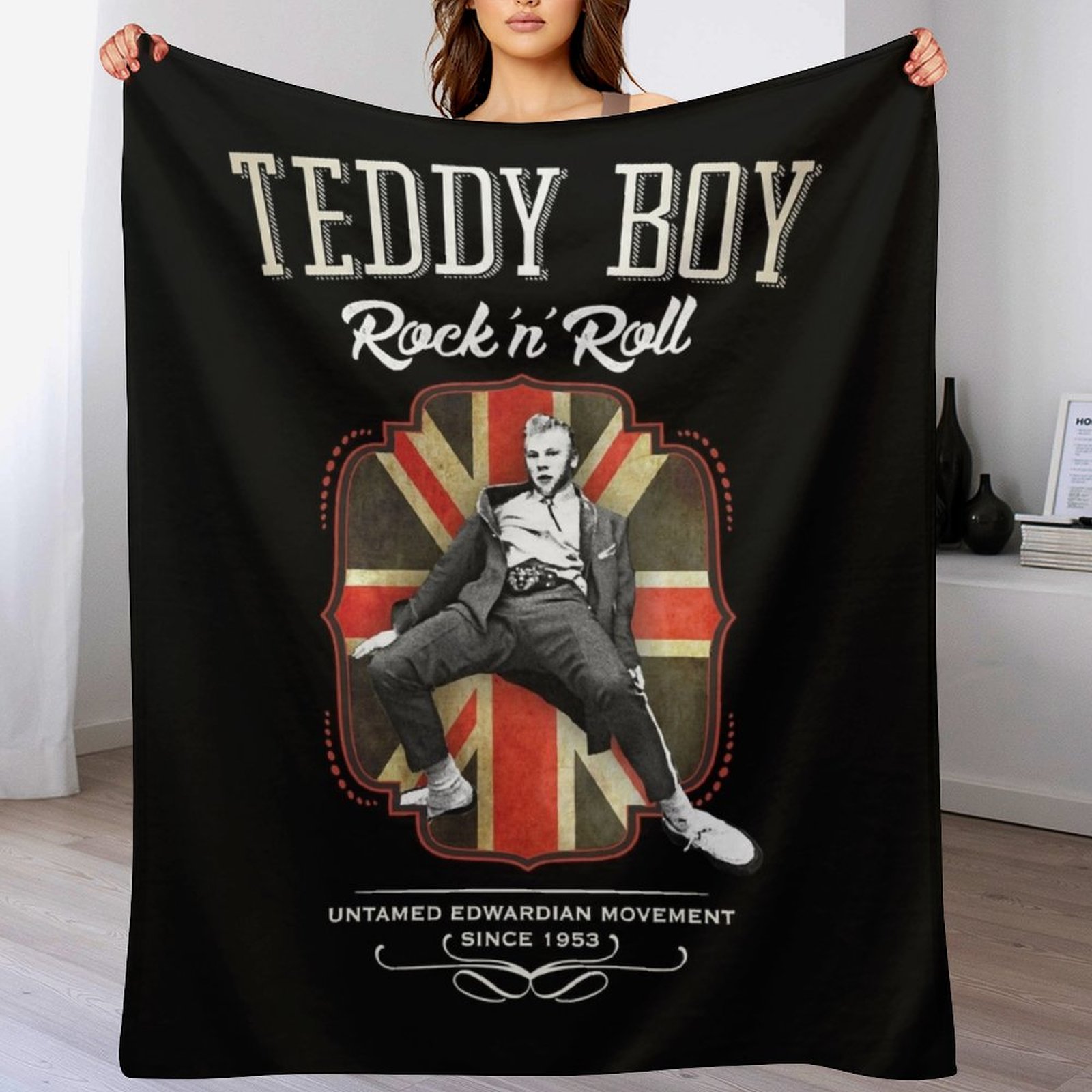 Home Decor Png - TEDDY BOY ROCK&x27;N&x27;ROLL Essential T-Shirt.png Throw