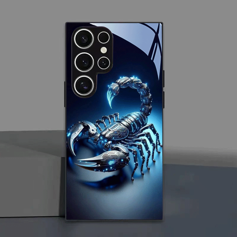 Home Decor Fallout 4 - Blue light mechanical scorpion pattern tempered