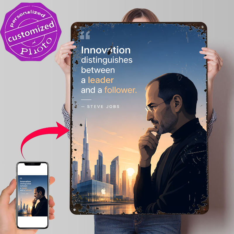 Home Decor Quotes On Wall - Steve Jobs Quote on Innovation Poster