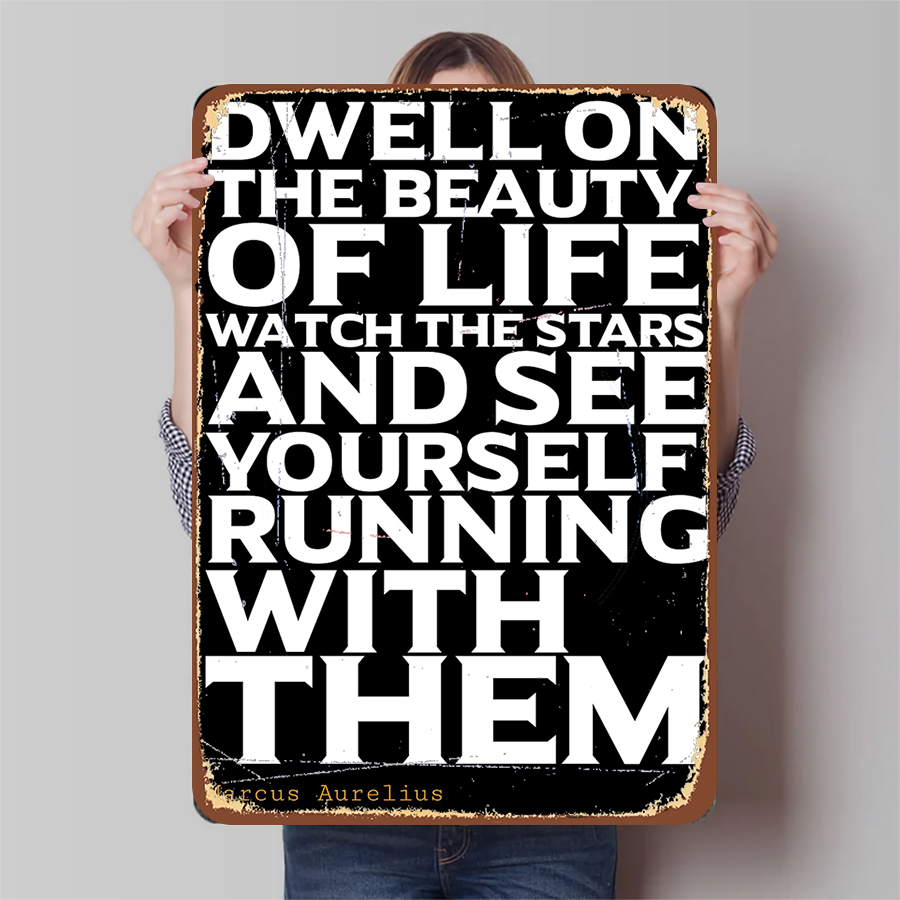 Home Decor Quotes On Wall - Dwell on the Beauty of Life