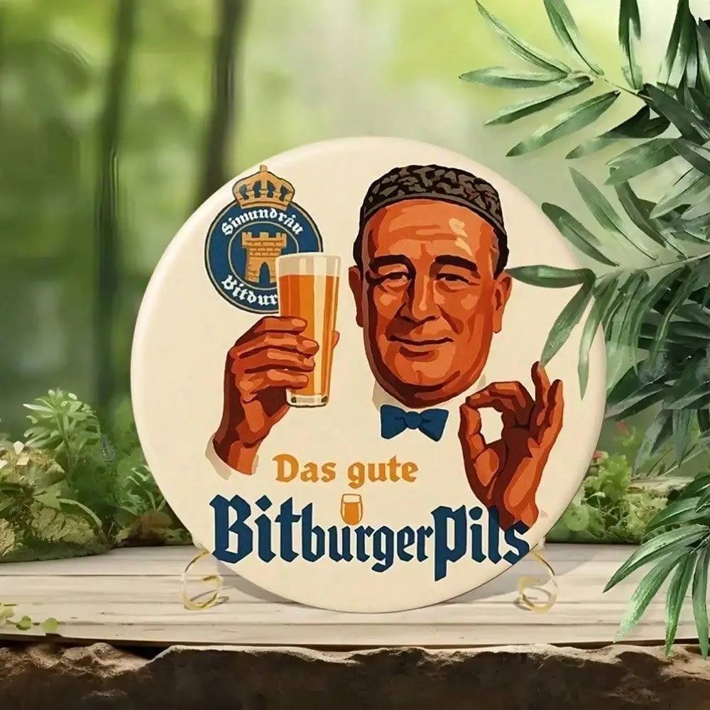 Germany Home Decor - Retro Bitburger German Brewery Tin Sign