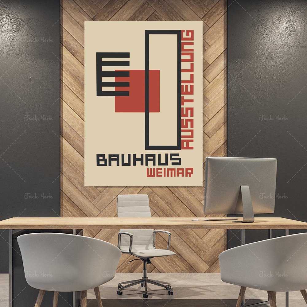 Home Decor Expo - Bauhaus Ausstellung Canvas Prints Poster Bauhaus