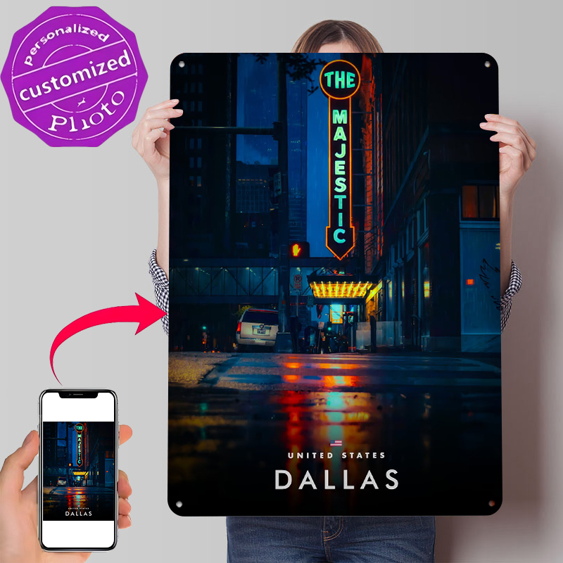 Home Decor Dallas - Majestic Theater in Dallas At Night