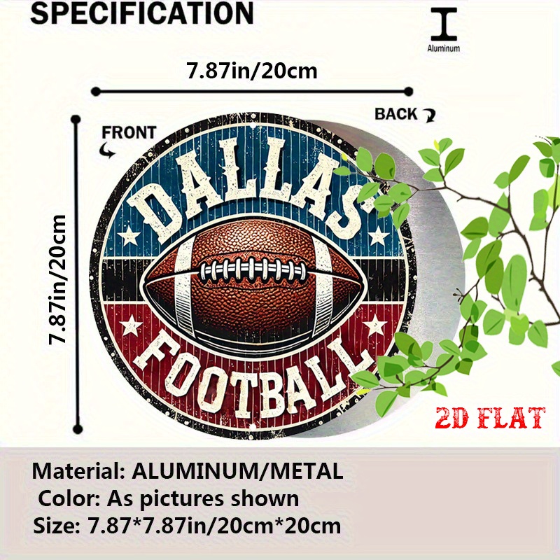 2D Flat, 1pc Dallas Football R - Home Decor Dallas のレビューと価格