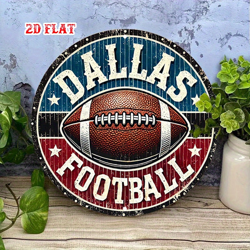 2D Flat, 1pc Dallas Football R - Home Decor Dallas のレビューと価格