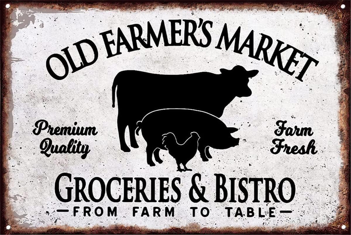 Funny Quote Old Farmers Market - Home Decor Quotes On Wall のレビューと価格
