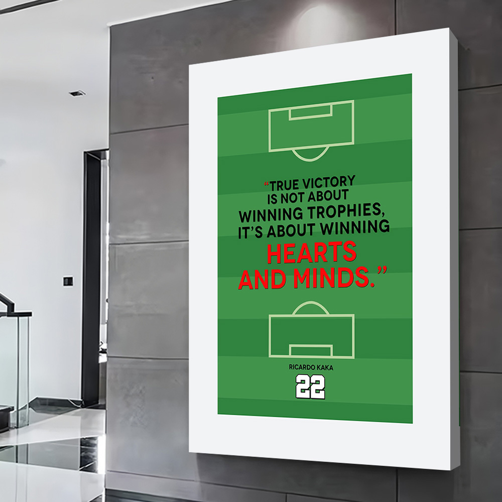 Ricardo Kaka Quote on Soccer F - Home Decor Quotes On Wall のレビューと価格