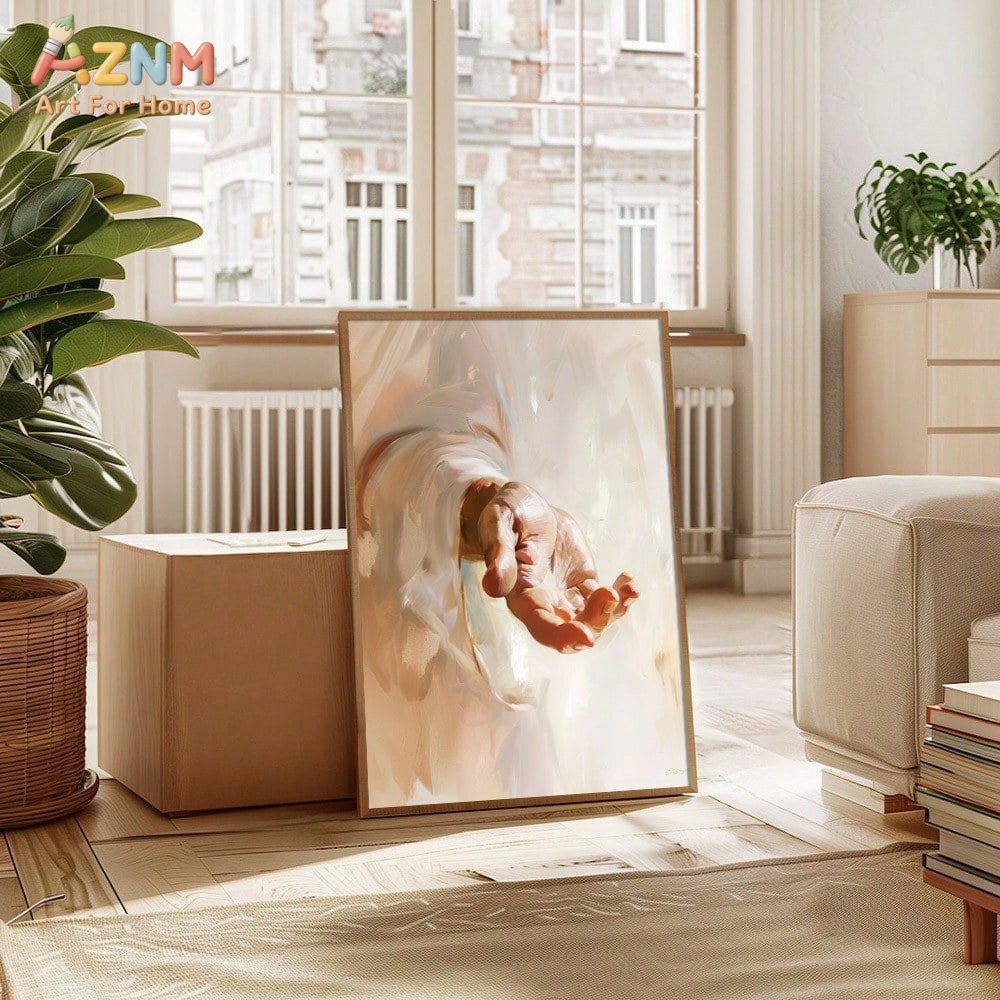 AZNM Christian Jesus Reaching  - Home Decor Jesus のレビューと価格