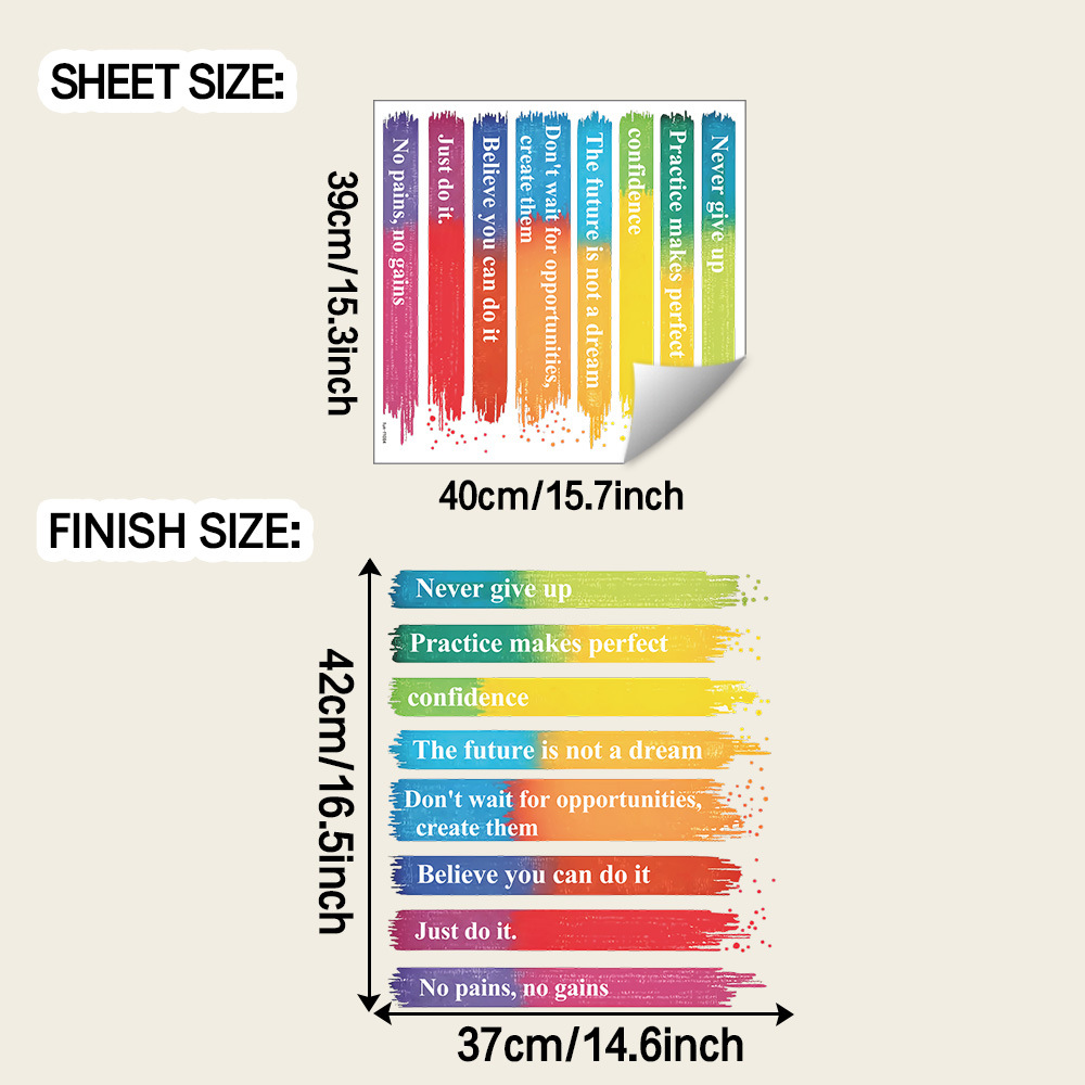 Personal Rainbow Inspirational - Home Decor Quotes On Wall のレビューと価格