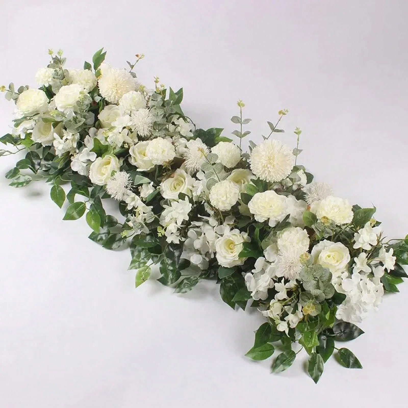 Rose Vine Flowers Wall Wedding - Home Decor Garland のレビューと価格