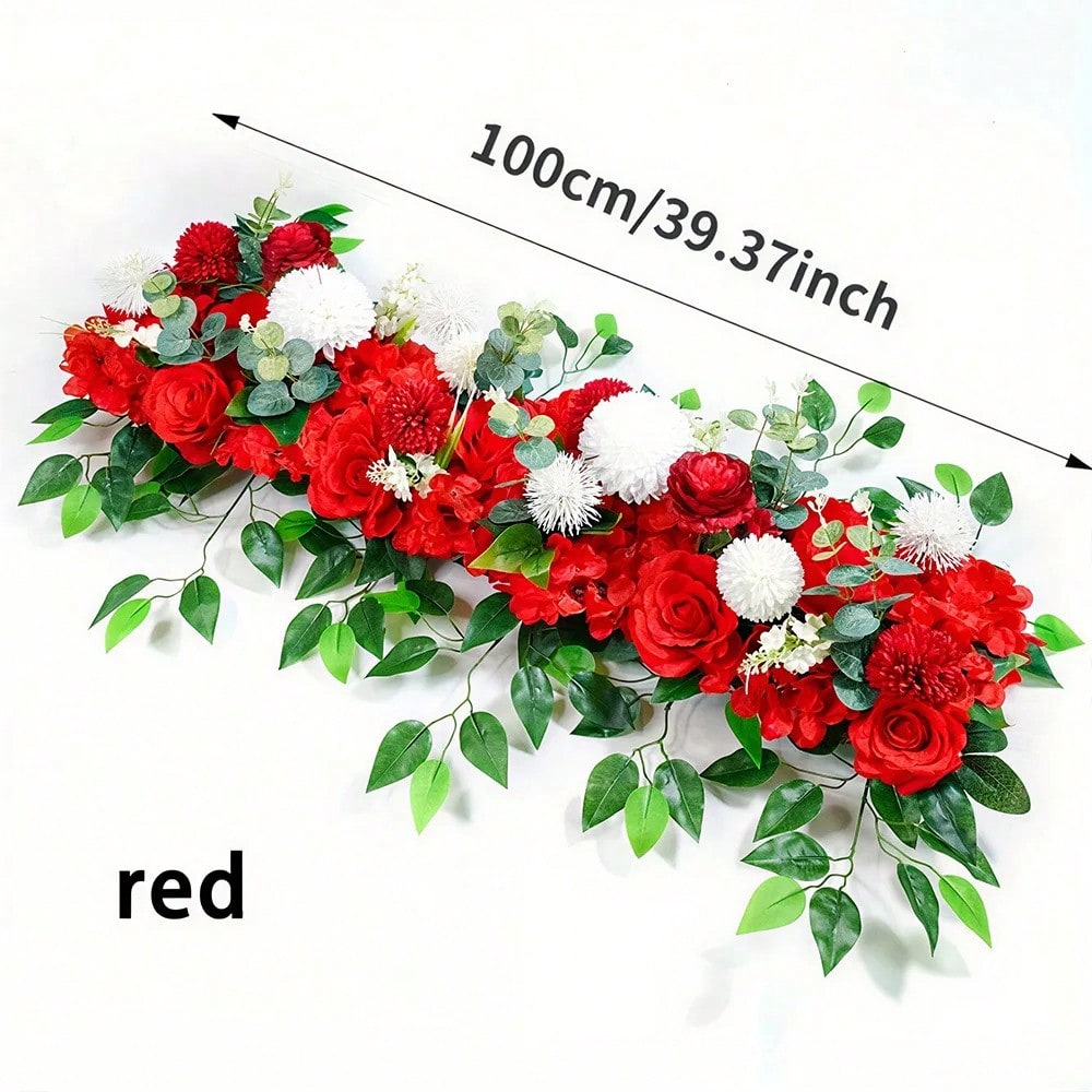 Rose Vine Flowers Wall Wedding - Home Decor Garland のレビューと価格