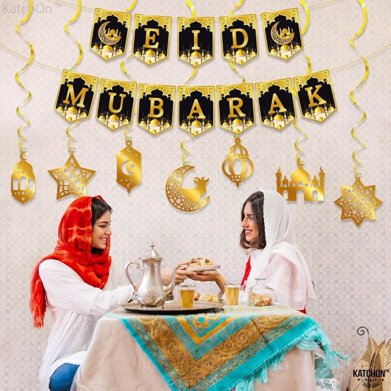 2026 Eid Mubarak Paper Garland - Home Decor Garland のレビューと価格