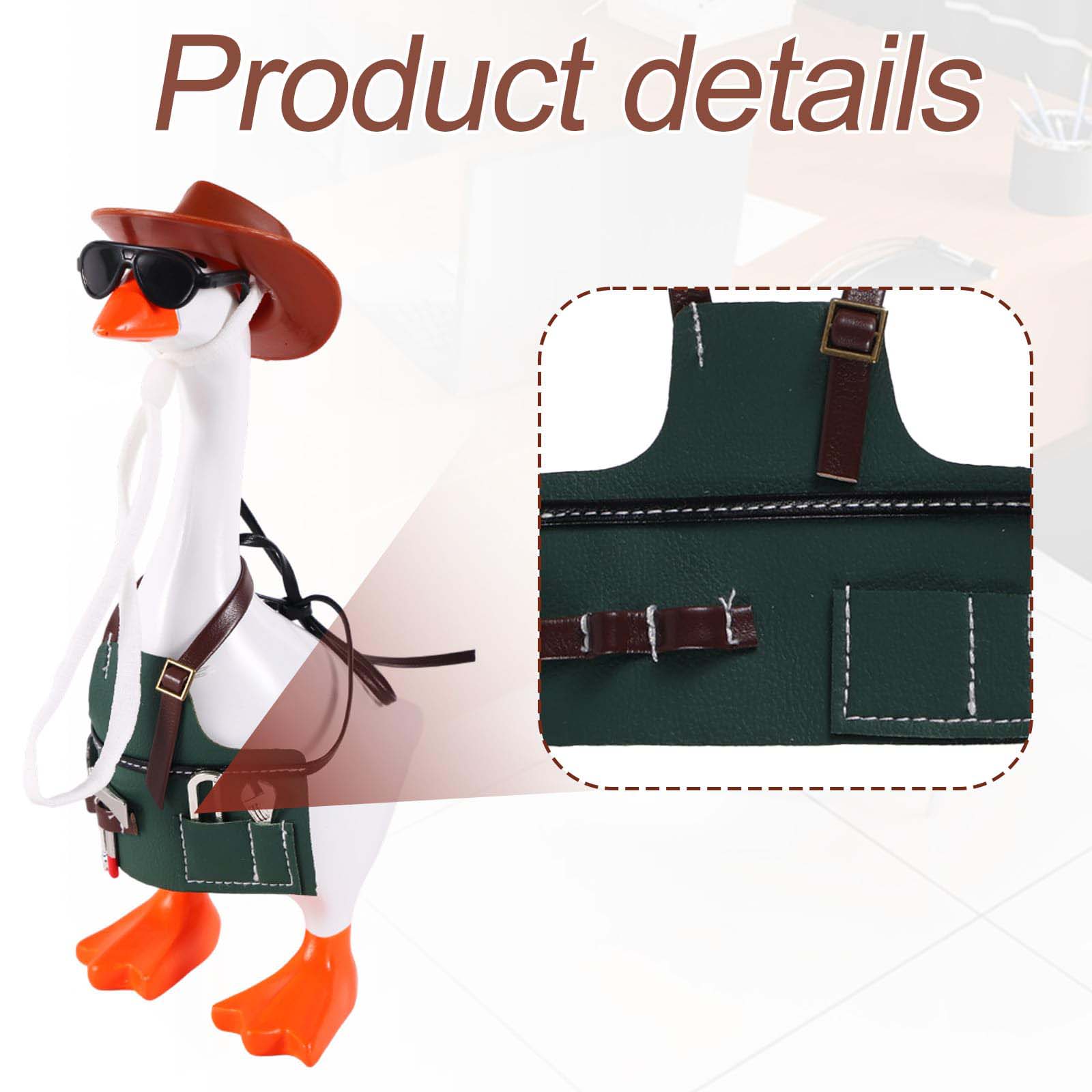 Desktop Goose Outfit,Apron wit - Home Decor Quirky のレビューと価格