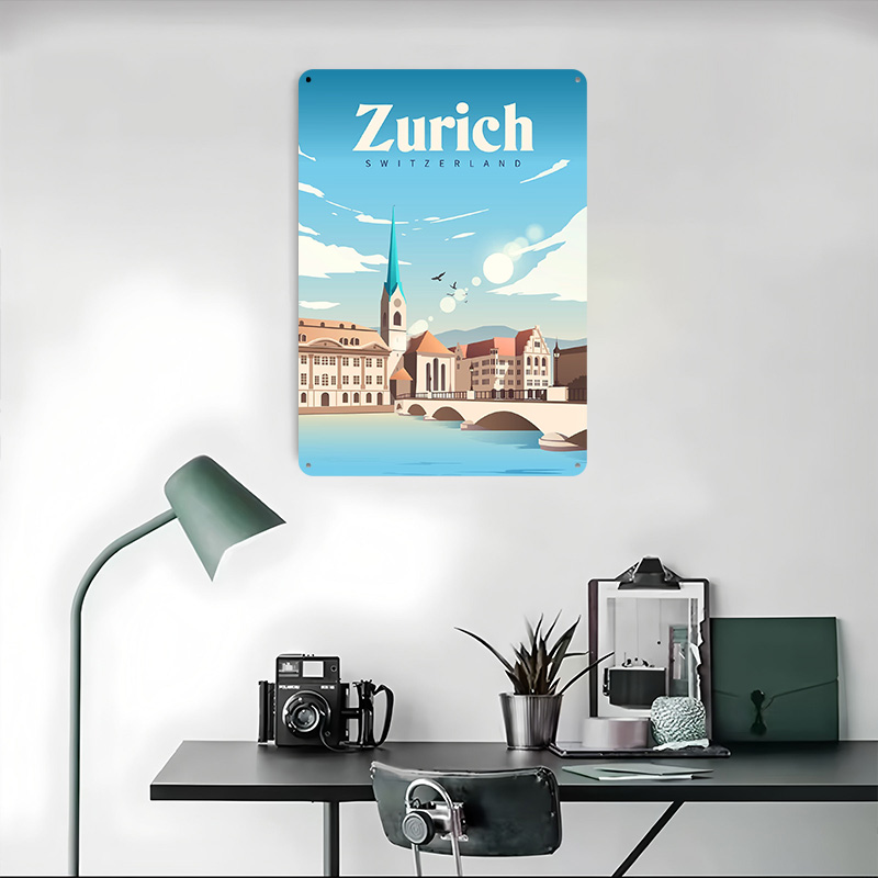 Zurich Switzerland Travel Prin - Home Decor Zurich のレビューと価格