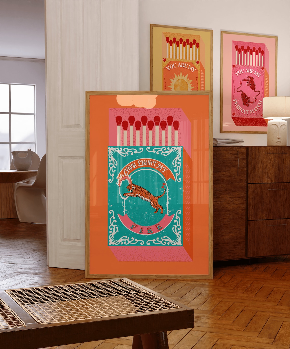 You Light My Fire Orange Match - Home Decor Orange のレビューと価格