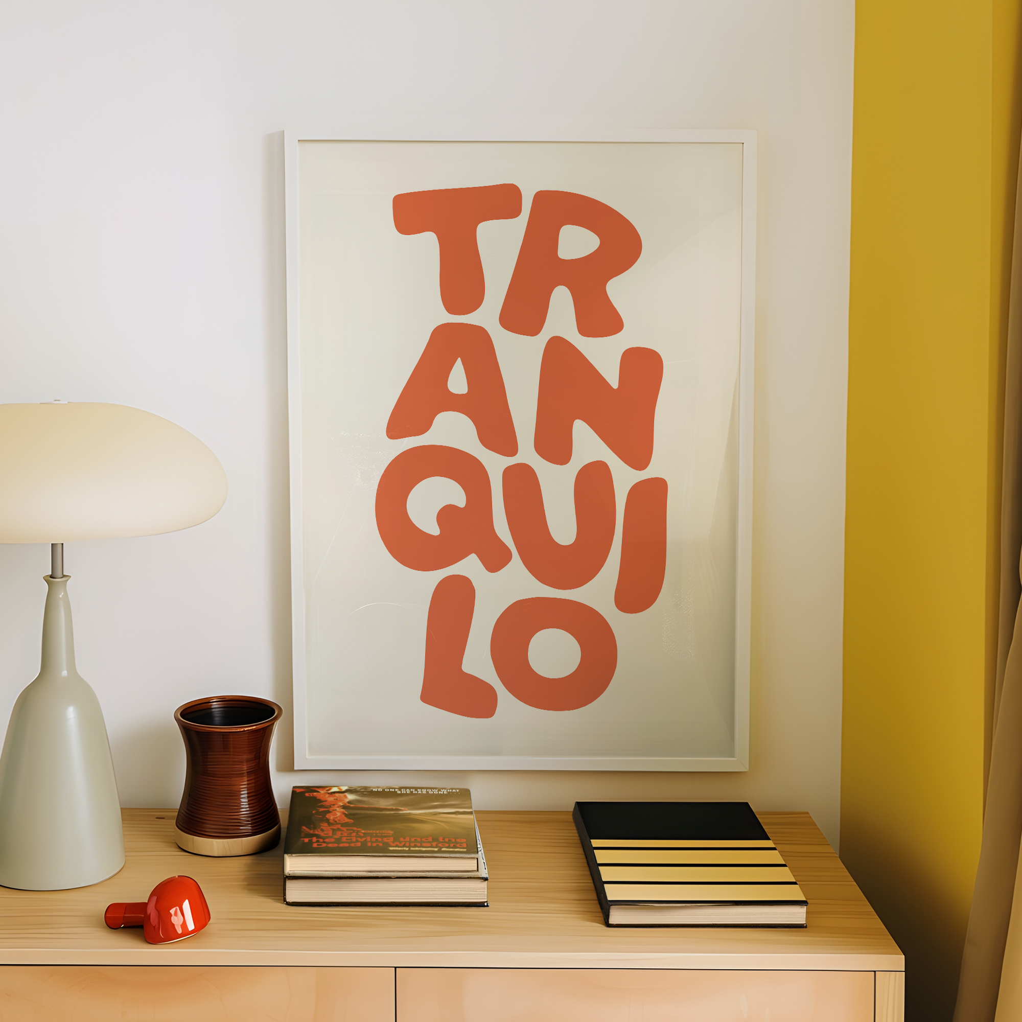Boho Tranquilo Orange Cream Re - Home Decor Orange のレビューと価格