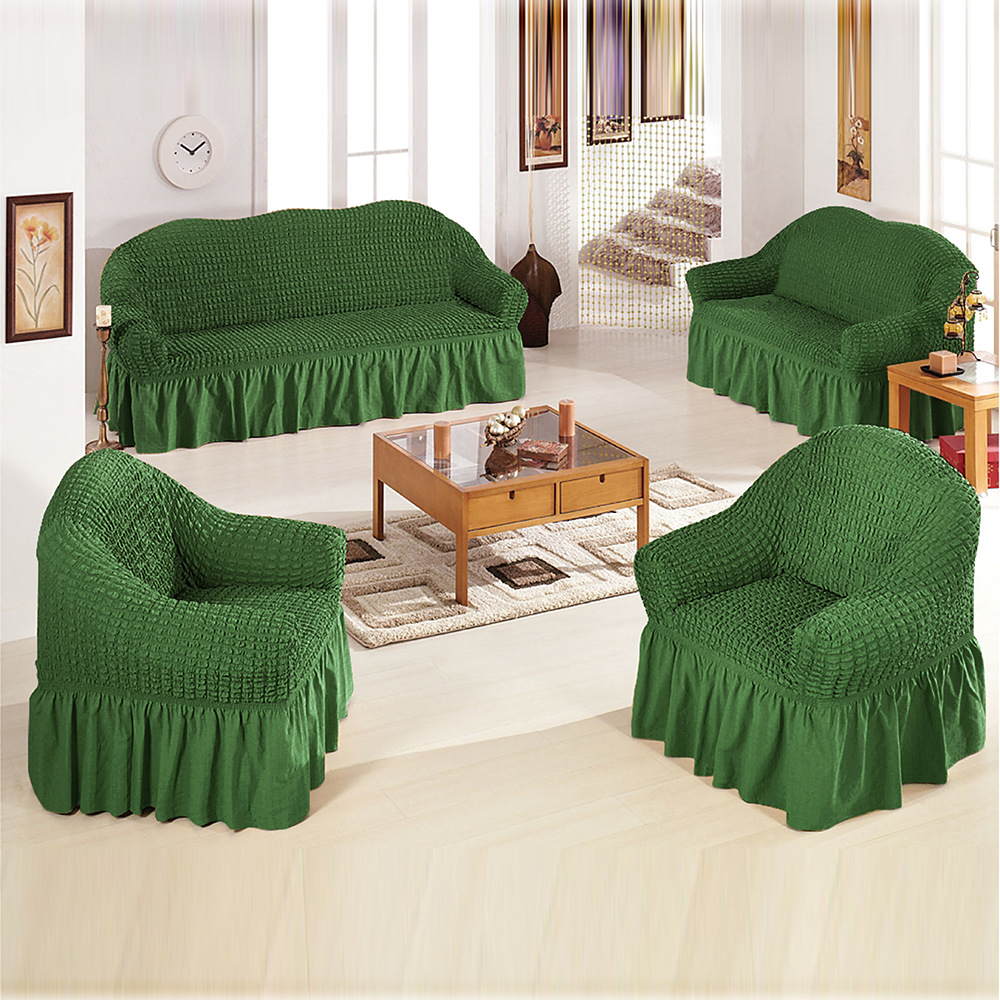 Elastic Seersucker Sofa Cover  - Home Decor Fallout 4 のレビューと価格