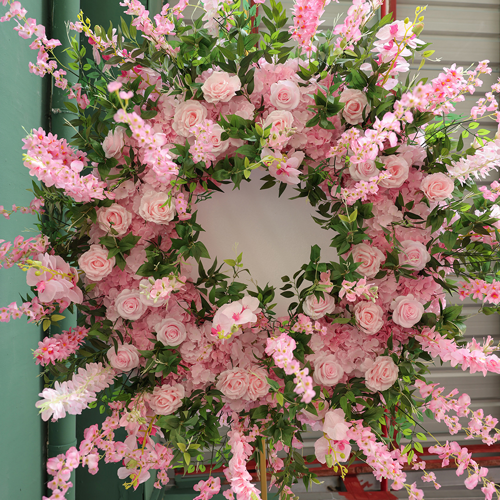 Ceiling Circle Flower W120cm P - Home Decor Garland のレビューと価格