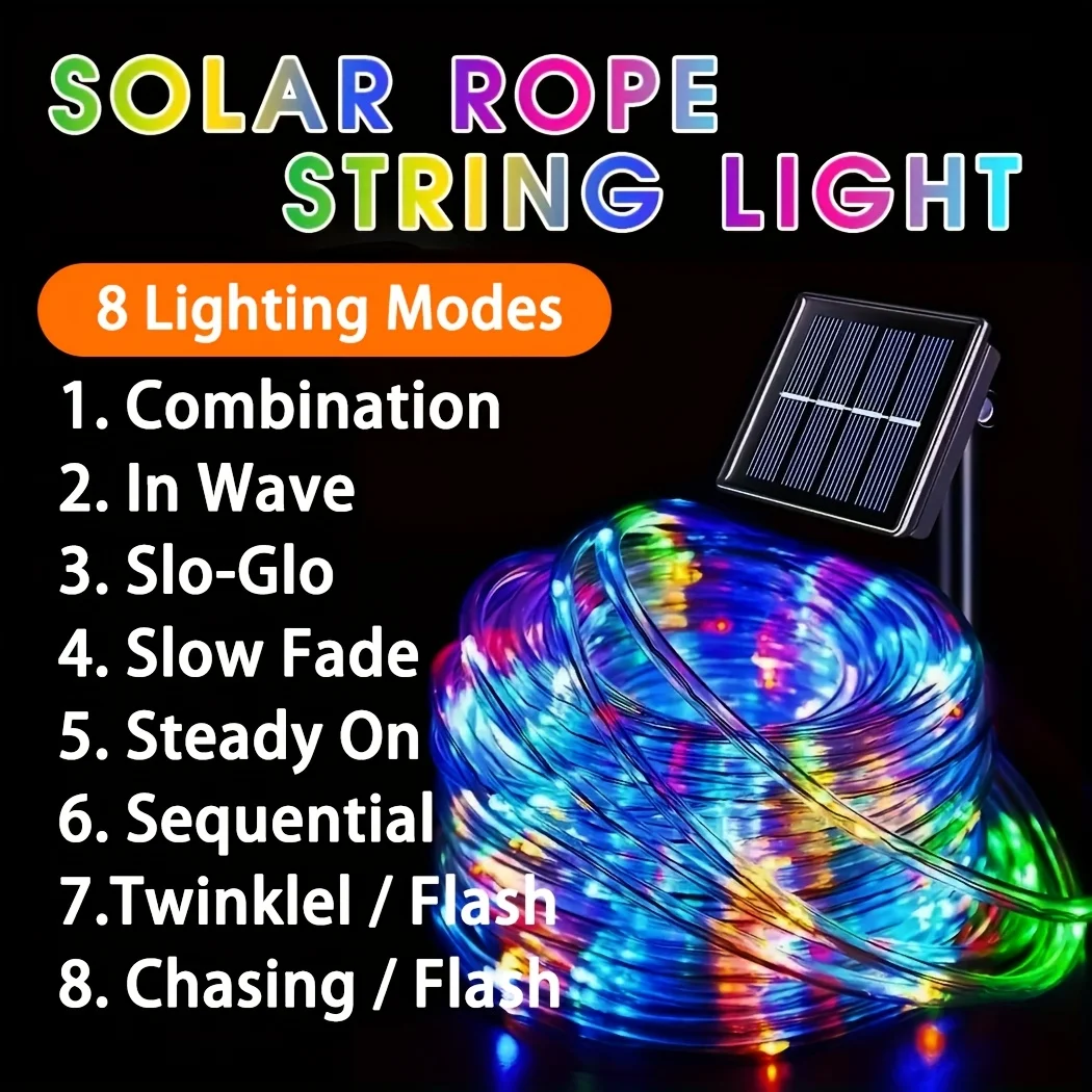 LED String Lights Garden Outdo - Home Decor Garland のレビューと価格