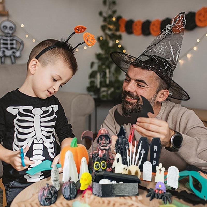 Pack of 20 Tiny Halloween Figu - Home Decor Exchange のレビューと価格