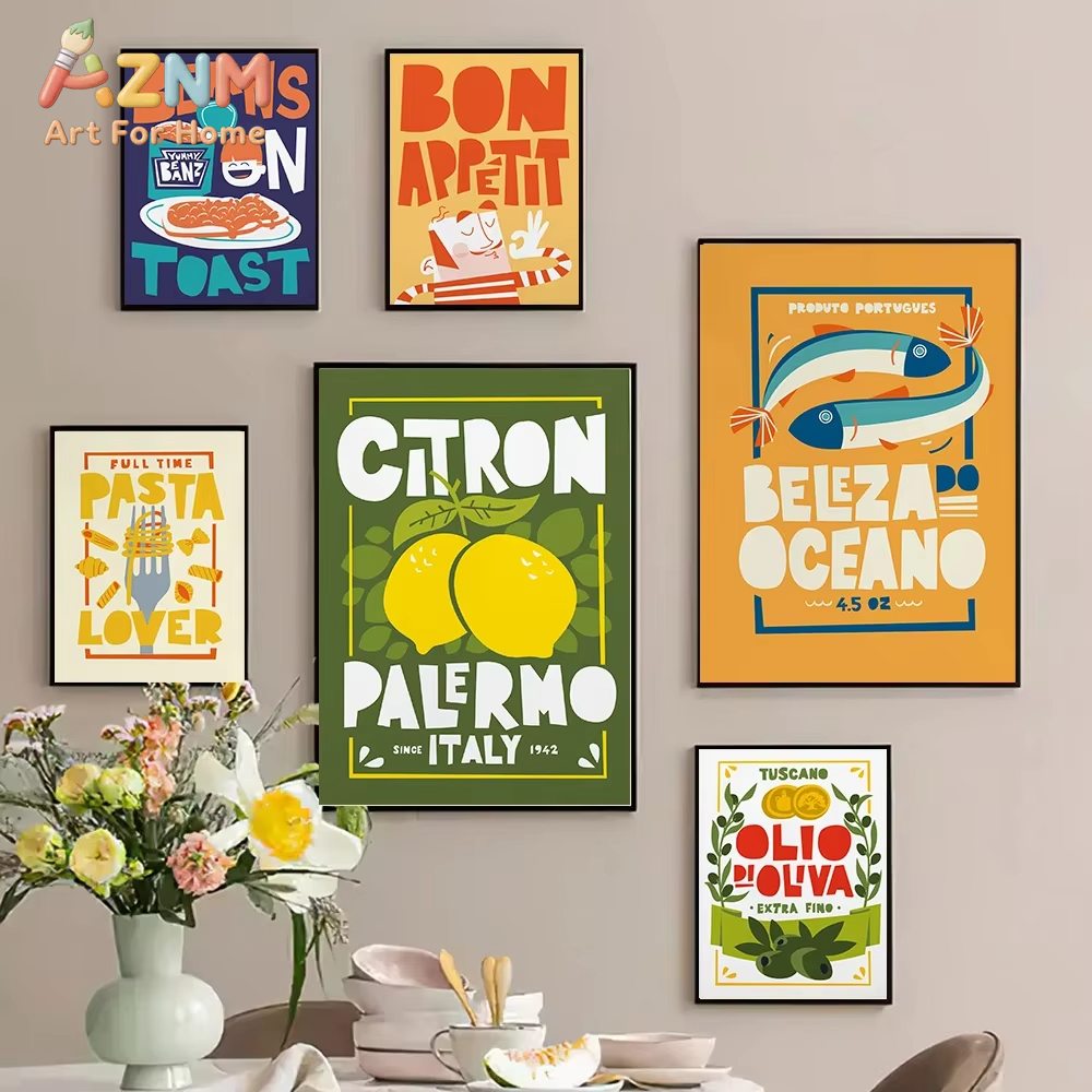 Beans on Toast Cartoon Canvas  - Home Decor Quotes On Wall のレビューと価格