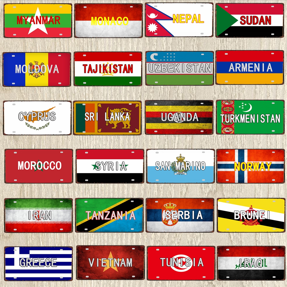 【YZFQ 】30X15CM  Metal Signs  Z - Home Decor Zurich のレビューと価格