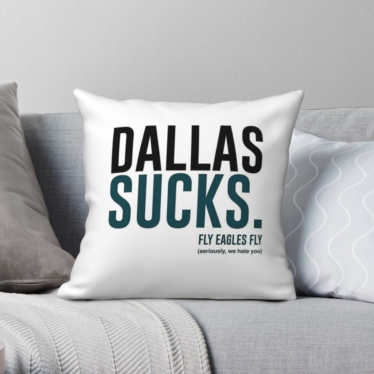 Dallas Sucks Fly Eagles Fly Sq - Home Decor Dallas のレビューと価格