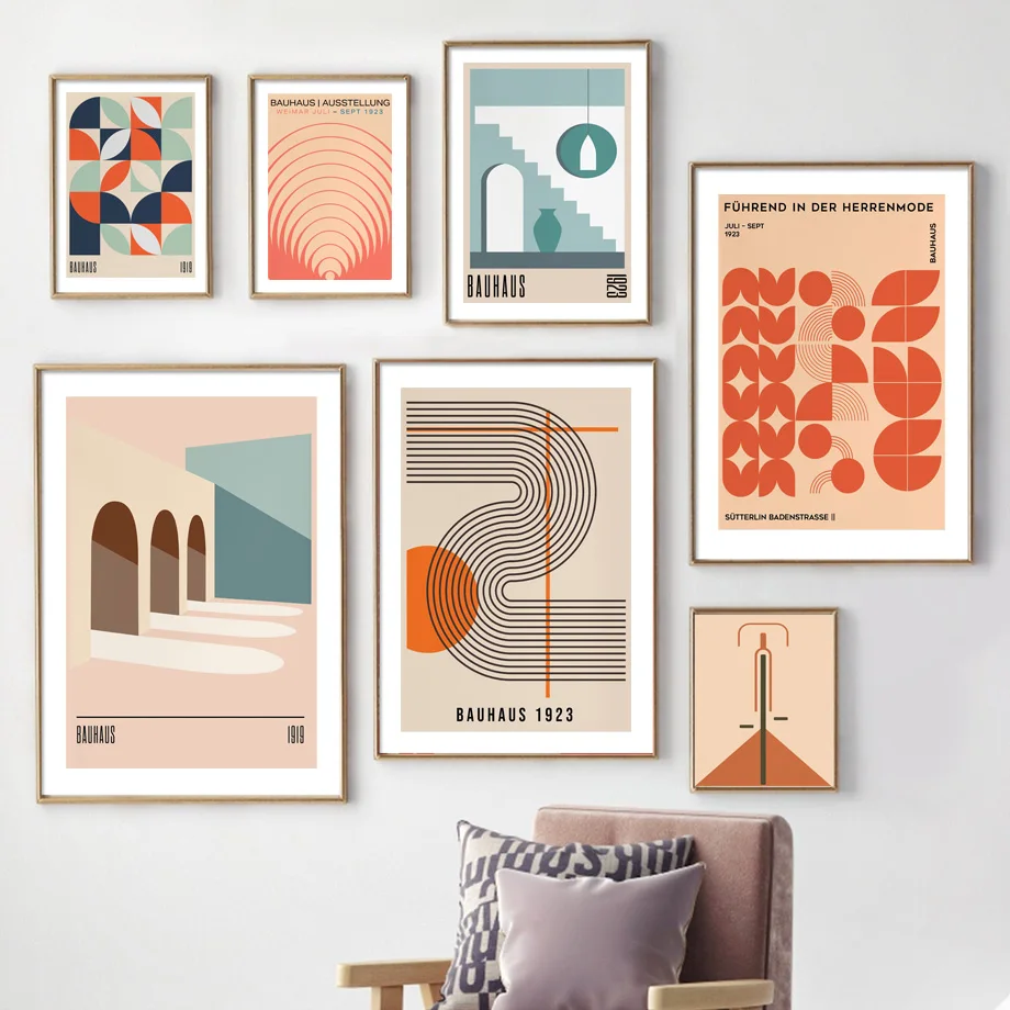 Bauhaus Expo Canvas Wall Art - - Home Decor Expo のレビューと価格