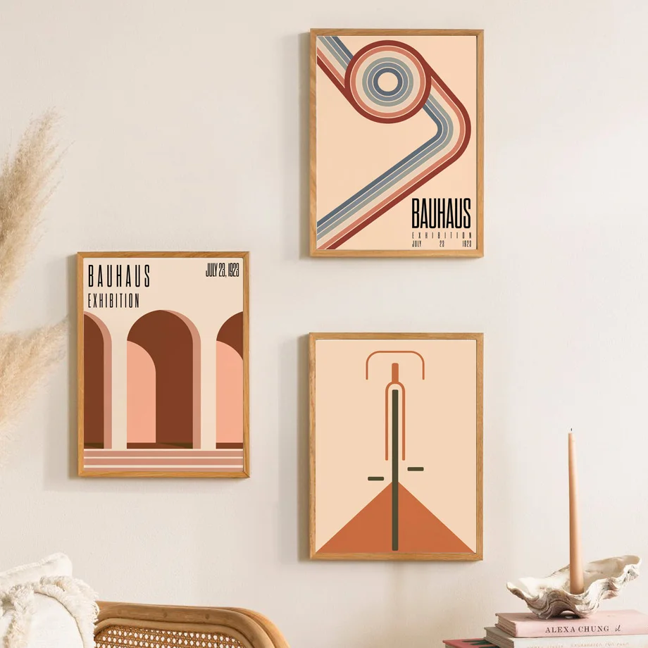 Bauhaus Expo Canvas Wall Art - - Home Decor Expo のレビューと価格