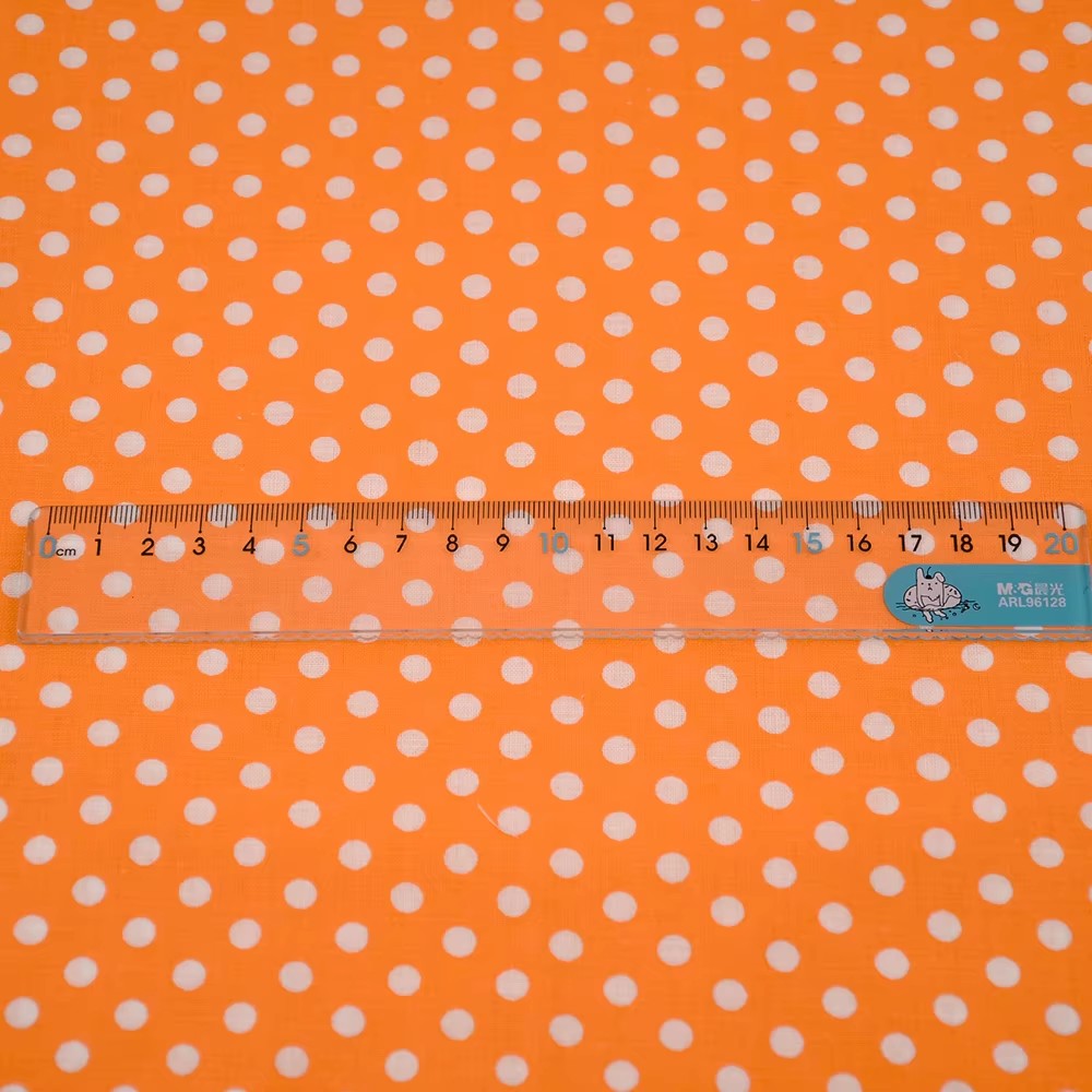 50X150CM White Orange Polka Do - Home Decor Orange のレビューと価格