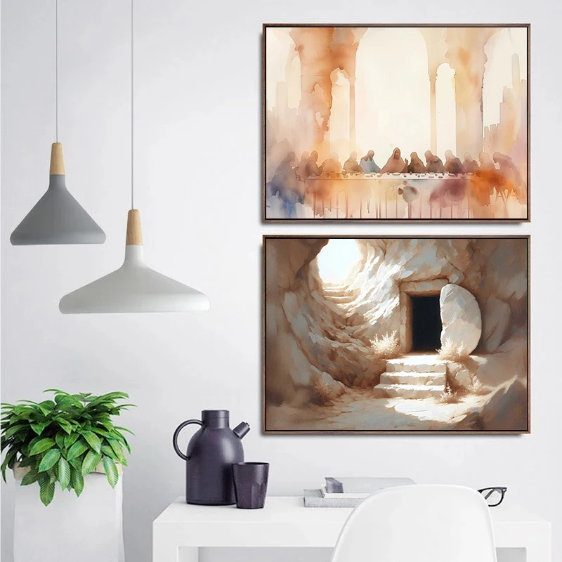 1pc frameless,Walking on Water - Home Decor Jesus のレビューと価格