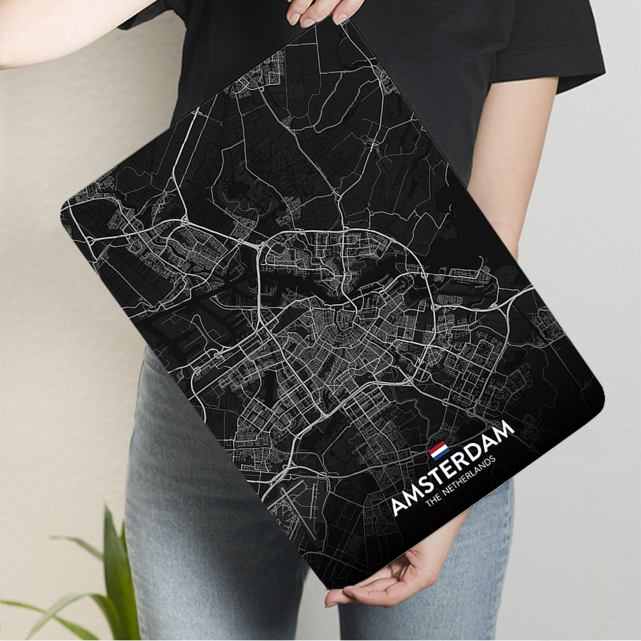 Custom Amsterdam City Map Meta - Home Decor Netherlands のレビューと価格