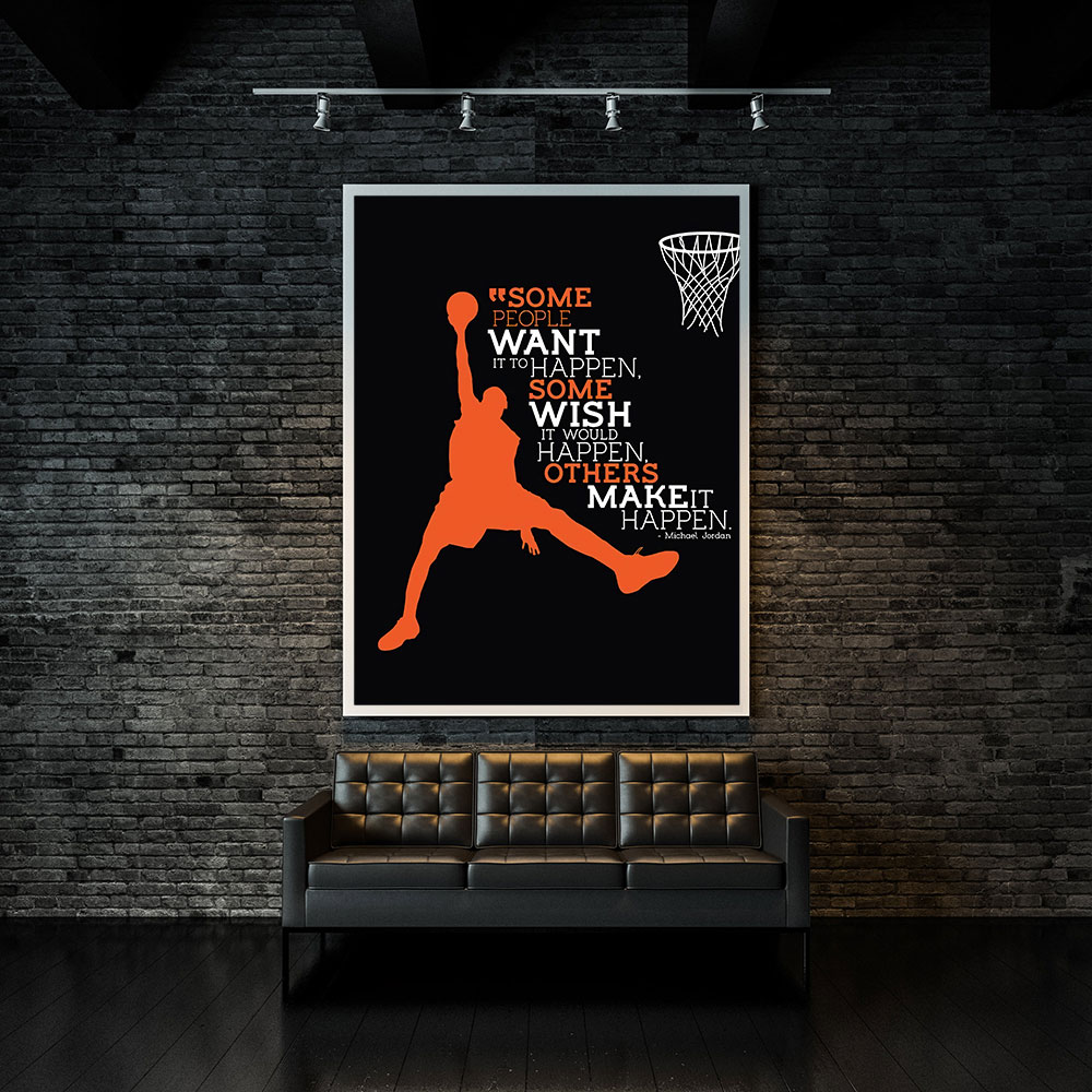 Sports Love Basketball Canvas  - Home Decor Quotes On Wall のレビューと価格
