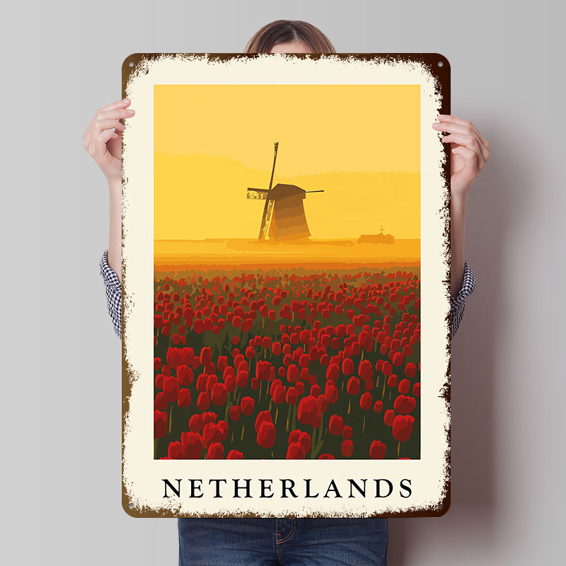 Netherlands Windmill and Tulip - Home Decor Netherlands のレビューと価格