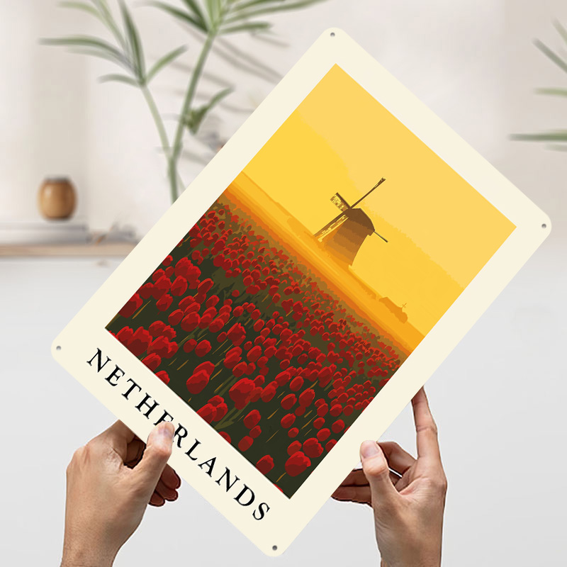 Netherlands Windmill and Tulip - Home Decor Netherlands のレビューと価格