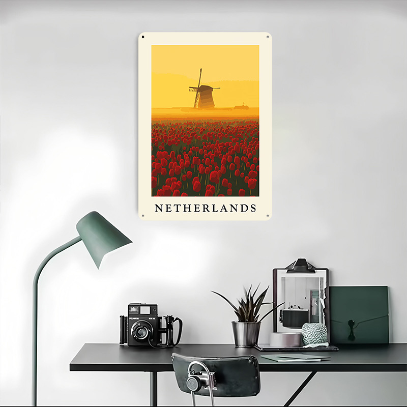 Netherlands Windmill and Tulip - Home Decor Netherlands のレビューと価格