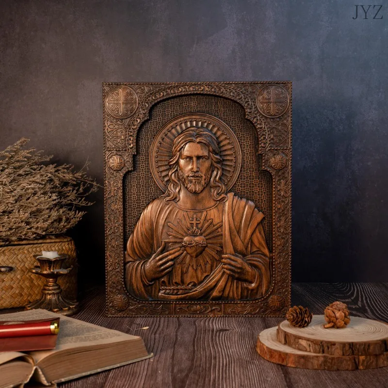 Vintage Religious Wooden Plaqu - Home Decor Quirky のレビューと価格
