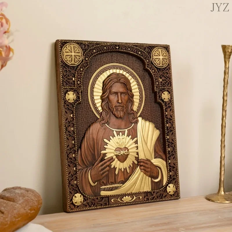 Vintage Religious Wooden Plaqu - Home Decor Quirky のレビューと価格