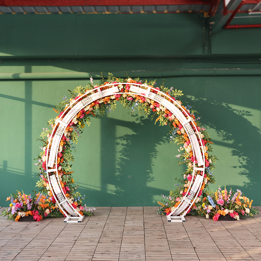 Orange Circle Artificial Flowe - Home Decor Garland のレビューと価格