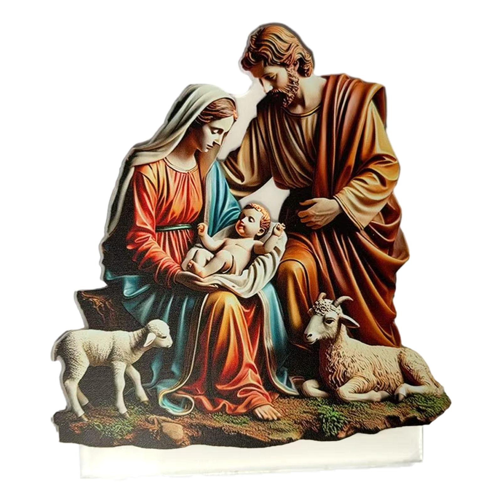 Virgin Mary and Baby Statue Cr - Home Decor Quirky のレビューと価格