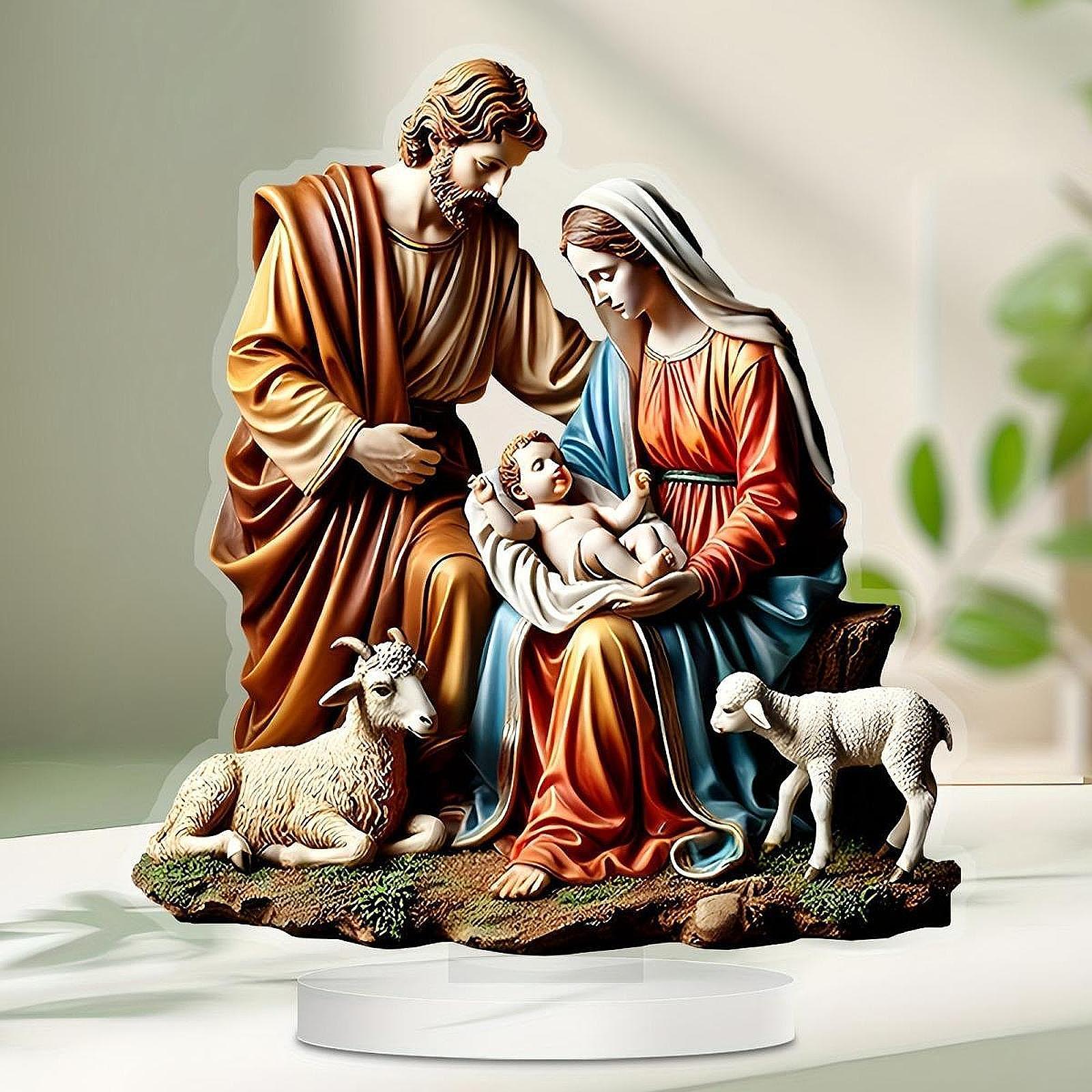Virgin Mary and Baby Statue Cr - Home Decor Quirky のレビューと価格
