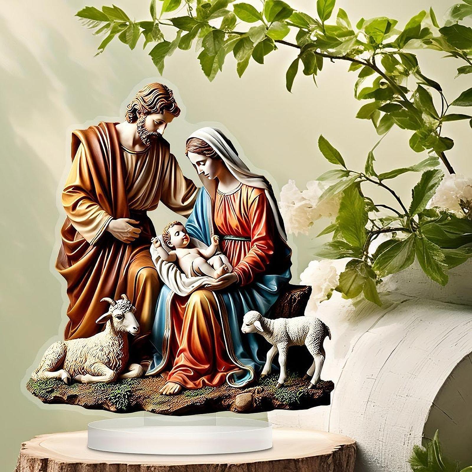 Virgin Mary and Baby Statue Cr - Home Decor Quirky のレビューと価格