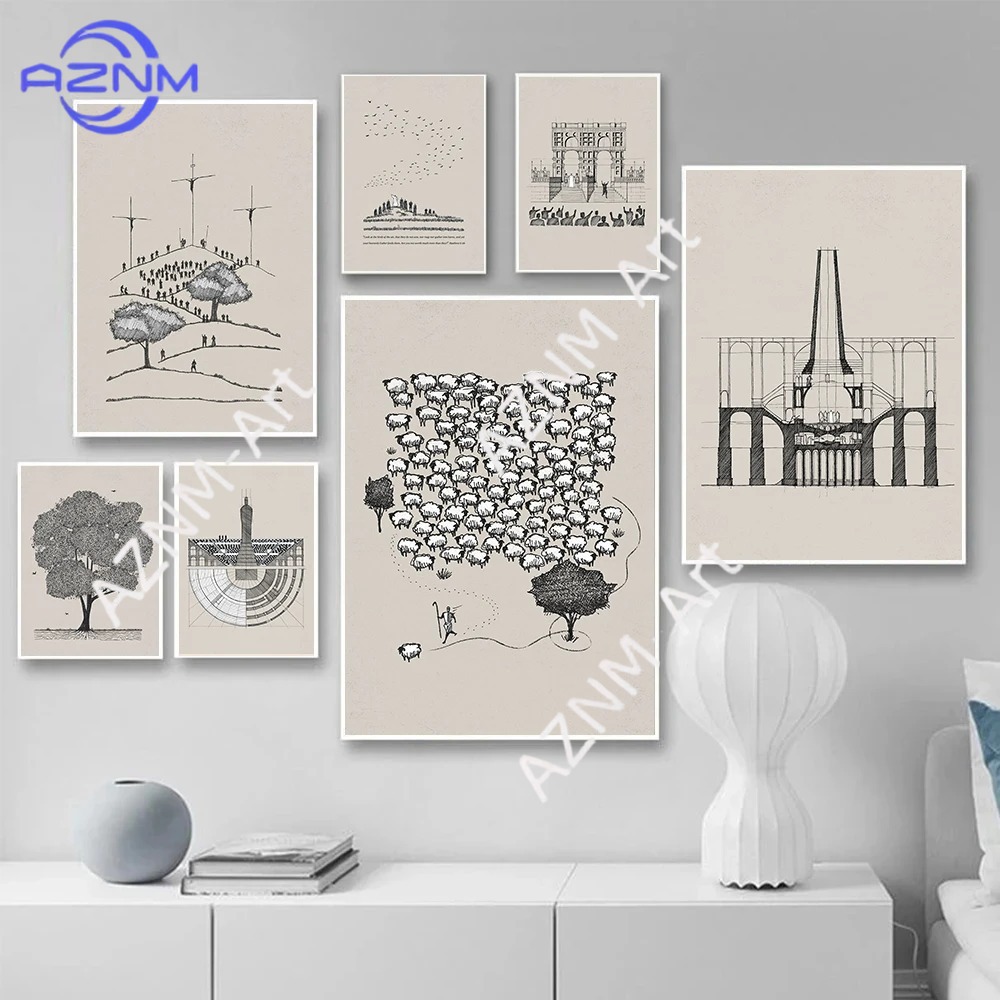 Jesus Leaves The 99 Shepherd C - Home Decor Jesus のレビューと価格