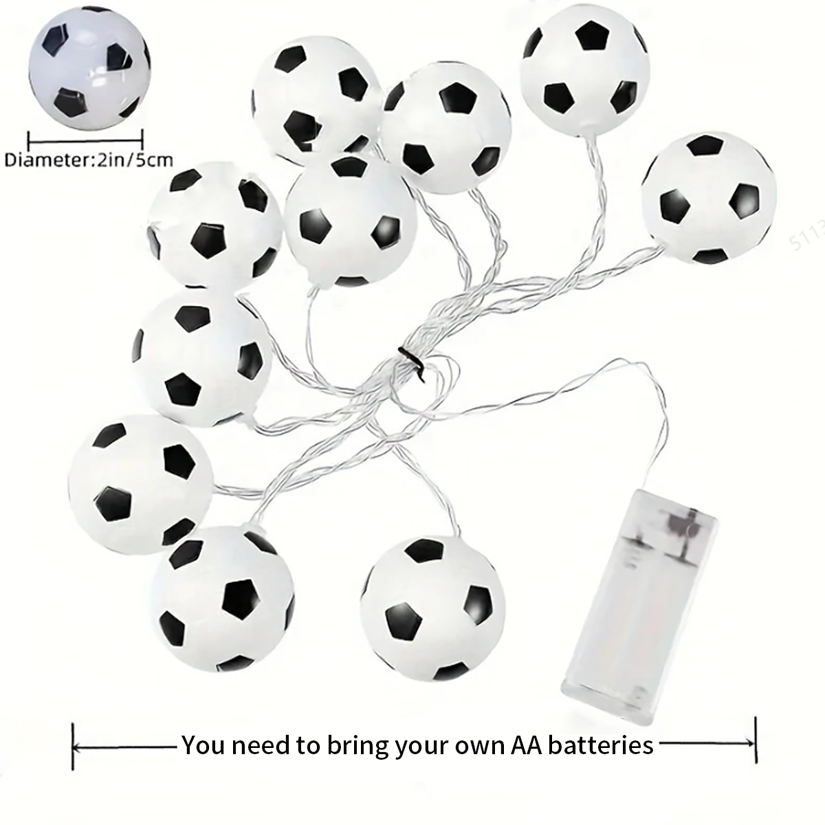 1Pcs Vibrant Football Led Stri - Home Decor Exchange のレビューと価格