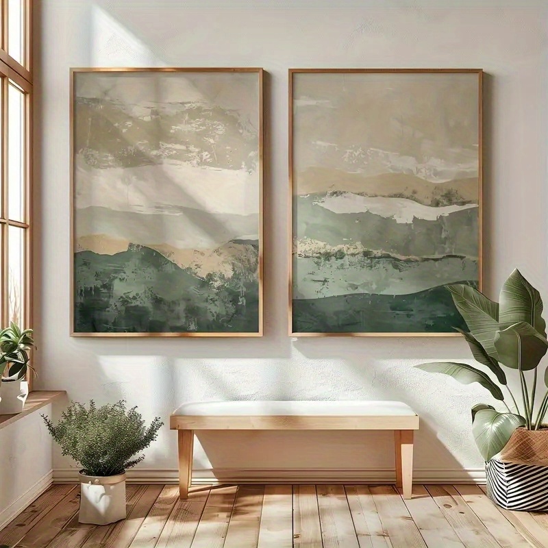 2pcs/set Wabi Sabi Abstract Ge - Home Decor Korea のレビューと価格