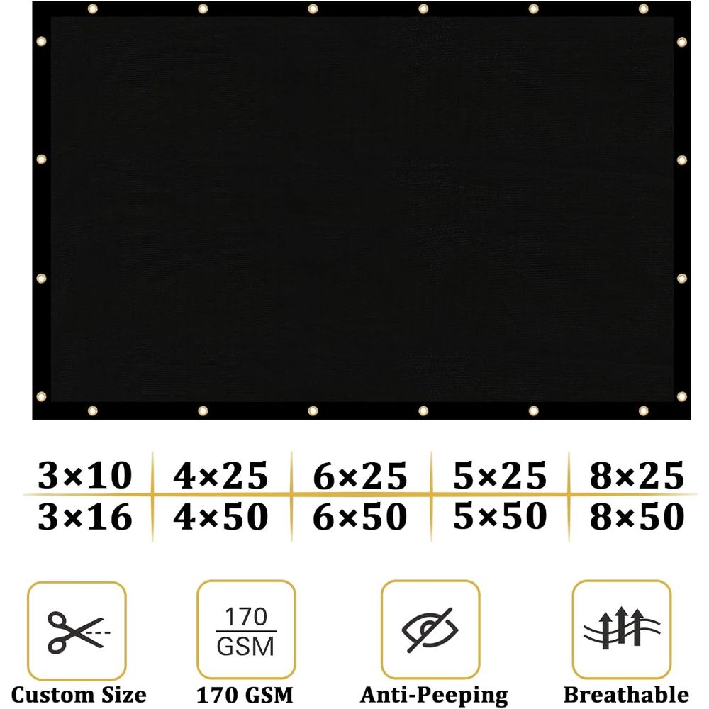4' X 50' ence Privacy Sn Heavy - X Home Decor のレビューと価格